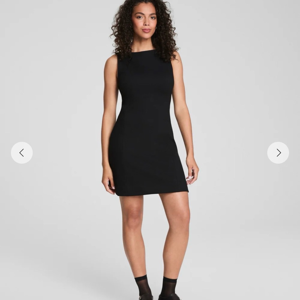 SPANX Ponte Square Neck Mini Dress